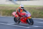 Steve Fletcher at Signpost Corner, Onchan.