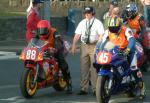 Shaun Lawcock (left) at Start Line, Douglas.