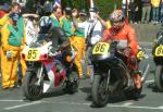 Mike Belcher (number 86) at Start Line, Douglas.