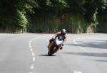 Stephen Oates approaching Braddan Bridge.