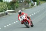 Norman Kneen approaching Sulby Bridge.