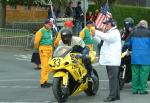 Derek Brien at the Start Line, Douglas.