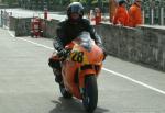 Ian Armstrong at TT Grandstand, Douglas.