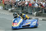 Dan Clark/Nigel Mayers at Parliament Square, Ramsey.