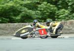 Dave Molyneux/Daniel Sayle on Braddan Bridge, Douglas.