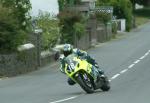 Jonathan Ralph approaching Sulby Bridge.