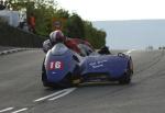 Bill Currie/Kerry Williams at Signpost Corner, Onchan.