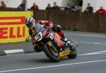 John McGuinness at Quarterbridge, Douglas.