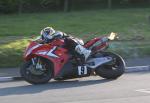 Ian Lougher at Signpost Corner, Onchan.