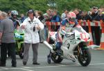 Stuart Robson at the TT Grandstand, Douglas.