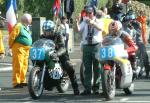 Reinhard Neumair (number 37) at Start Line, Douglas.