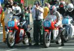 Alan Oversby (number 16) at Start Line, Douglas.