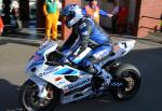 Adrian Archibald at the TT Grandstand, Douglas.