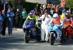 Paul Duckett (40) at the TT Grandstand, Douglas.