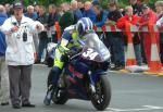 Alan Jackson at the TT Grandstand, Douglas.