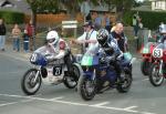 Christopher Woods (61) during practice, leaving the Grandstand, Douglas.