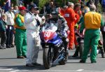 Robbie Silvester leaving the Start Line, Douglas.