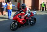 Mark Parrett at the TT Grandstand, Douglas.