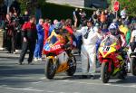 Cameron Donald (21) at the TT Grandstand, Douglas.