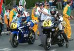 David White (number 118) at Start Line, Douglas.