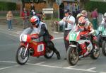 Mark Linton (11) at the Practice Start Line, Douglas.