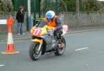 Simon Briggs leaving the Practice Start Line, Douglas.