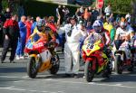 Philip Stewart (28) at the TT Grandstand, Douglas.