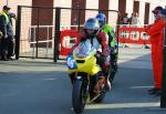 Manfred Vogl at the TT Grandstand, Douglas.