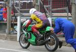 Steven Linsdell in the pits at the TT Grandstand.