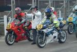 Bob Farrington (39) during practice, leaving the Grandstand, Douglas.