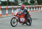 Jim Snaith at the Practice Start Line, Douglas.