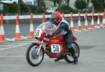 Jim Snaith at the Practice Start Line, Douglas.