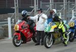 Stephen Spencer (53) during practice, leaving the Grandstand, Douglas.