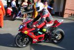 Tim Maher at the TT Grandstand, Douglas.