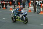 Thierry Demoly leaving Start Line, Douglas.