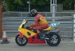 Paul Hunt at the TT Grandstand.