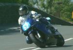 Gary Chalkey at Signpost Corner, Onchan.