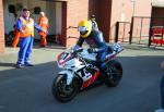 Victor Gilmore at the TT Grandstand, Douglas.