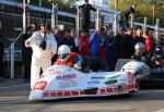 Colin Smith/Tony Palacio at the TT Grandstand, Douglas.