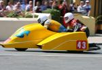 Steve Pullan/Kevin Morgan at Parliament Square, Ramsey.