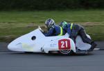 Bill Currie/Robert Biggs at Signpost Corner, Onchan.