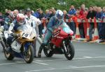 Etienne Godart at the TT Grandstand.