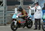 Brian Spooner at the Practice Start Line, Douglas.