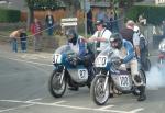 Stephen Smith (87) at the Practice Start Line, Douglas.