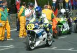 Bob Farrington at Start Line, Douglas.