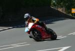 Ian Hickey at Signpost Corner, Onchan.