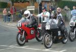 Harold Bromiley (89) during practice, leaving the Grandstand, Douglas.