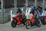 Keith Birkhead leaving the Practice Start Line, Douglas.