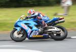 Gus Scott at Signpost Corner, Onchan.