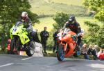 Ian Armstrong (16) at Ballaugh Bridge.